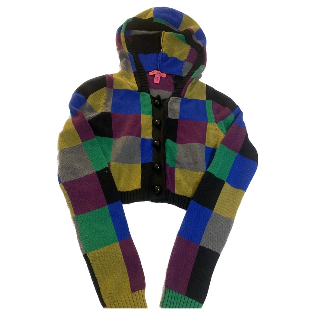 Vintage Betsey Johnson Cardigan Hoodie